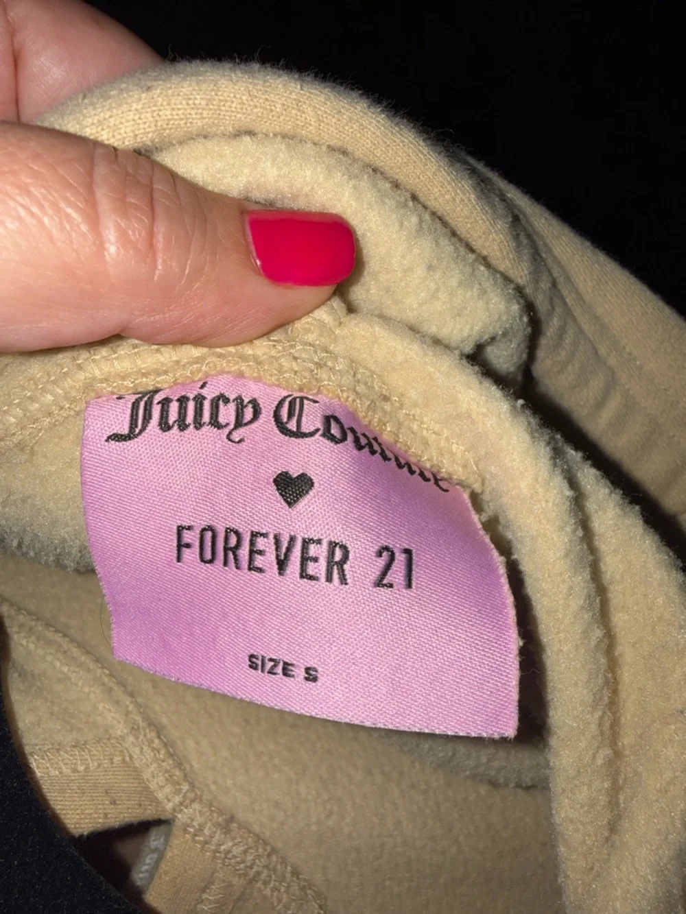 Juicy Couture Tan Crystal Logo Hoodie - Women - Picture 6 of 6